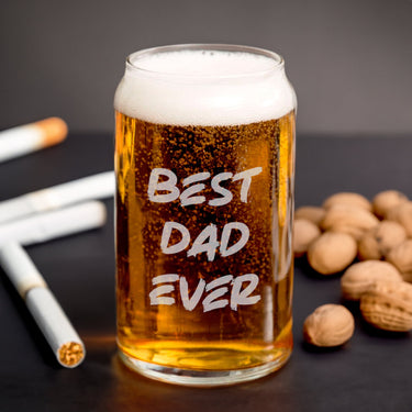 16oz Beer Can Glass Custom | Add YOUR TEXT